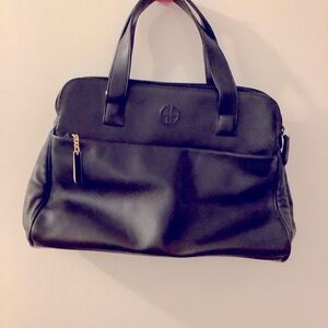 Black genuine leather Giani Bernini hand bag